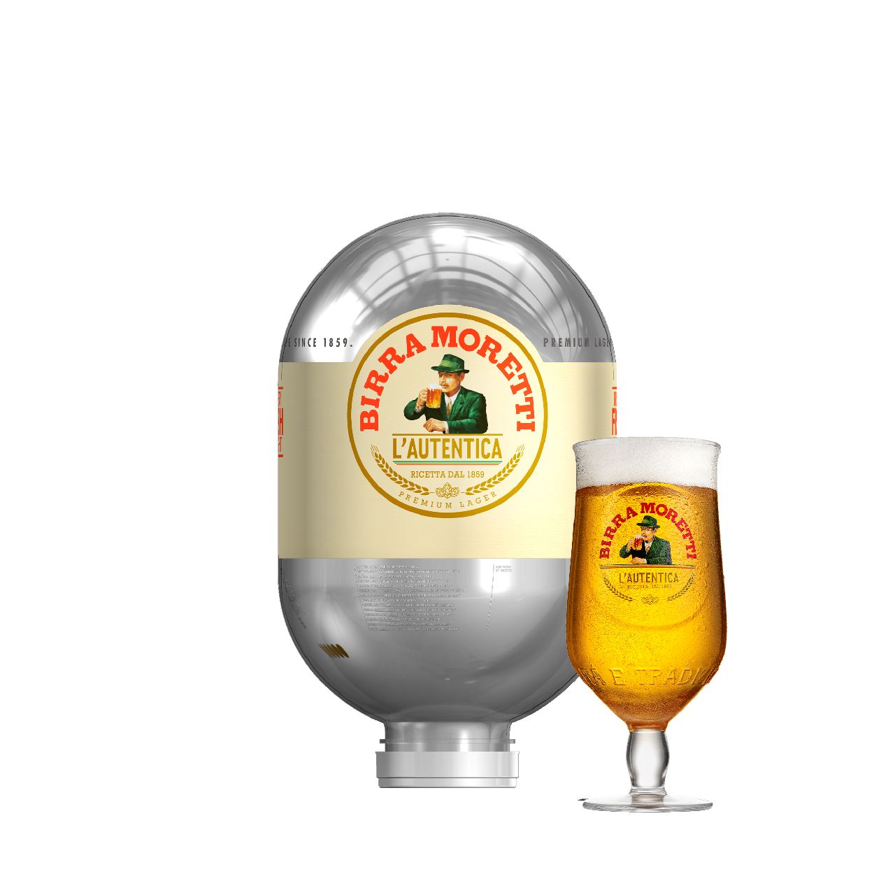 BIRRA MORETTI L'Autentica Blade keg 8 l
