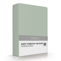 Thumbnail for Romanette Fitted Sheet Velours 2P Sage