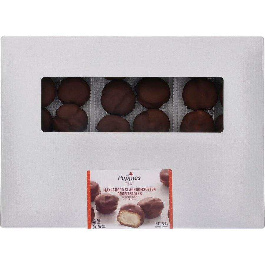 Poppies Maxi chocolate cream puffs 920 g