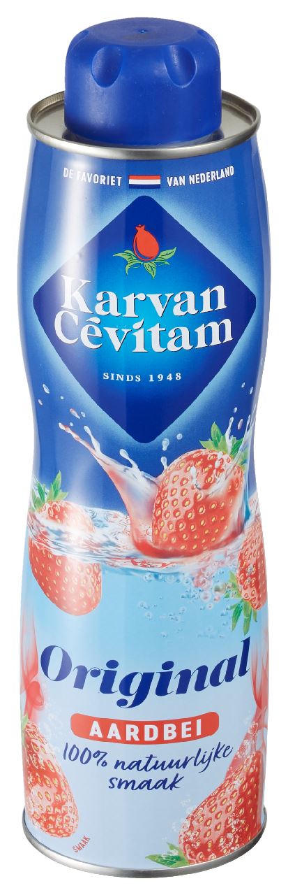 Karvan Cévitam Fruit Lemonade Syrup Strawberry 60 cl Bottle