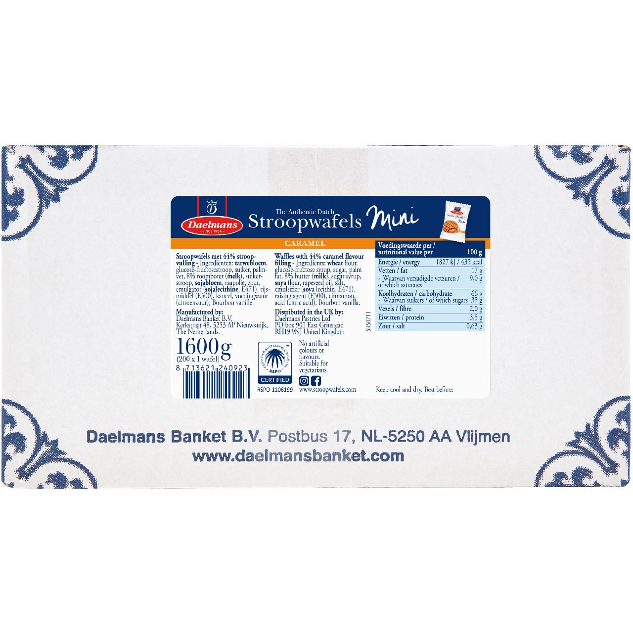 Daelmans Mini Stroopwafels 200 x 8 g