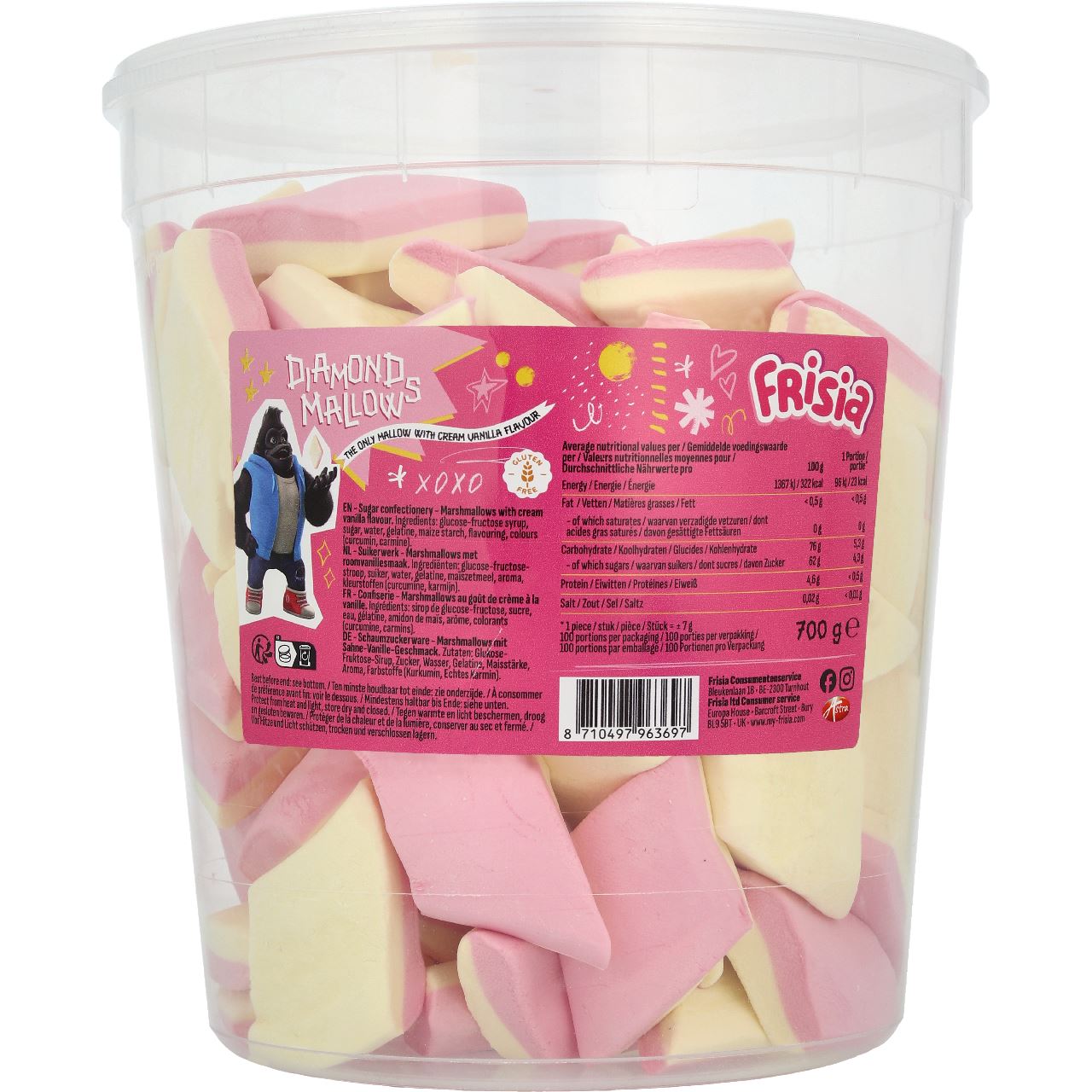 Frisia Checked bacon 100 pieces 700 g