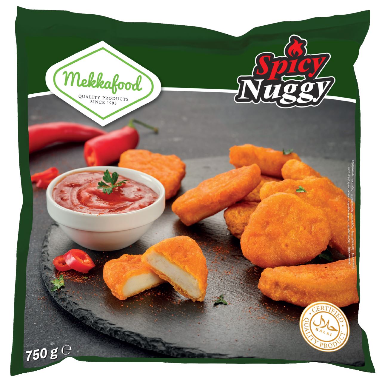 Mekkafood Spicy Nuggy Halal 750 g
