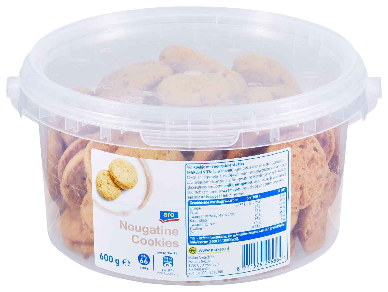 aro Bucket Nougatine Cookie 600 g