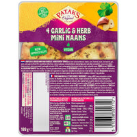 Thumbnail for Patak's Naan bread garlic mini 188 g