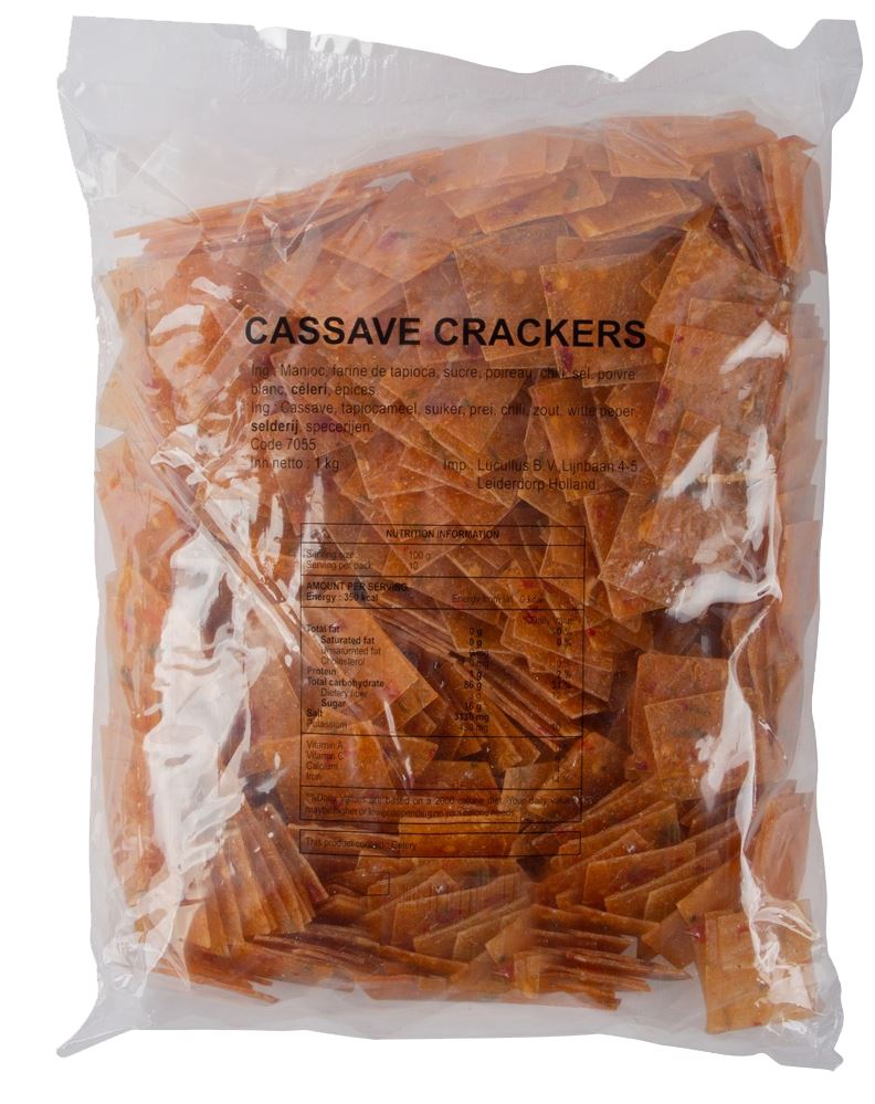 Lucullus Spicy Cassava Crackers 1 kg