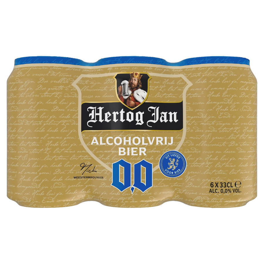 Hertog Jan 0.0% can 6 x 33 cl