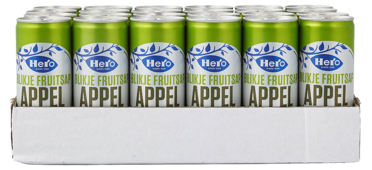 Hero Apple juice can 24 x 25 cl