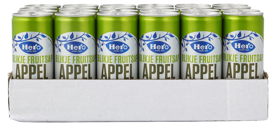 Hero Apple juice can 24 x 25 cl