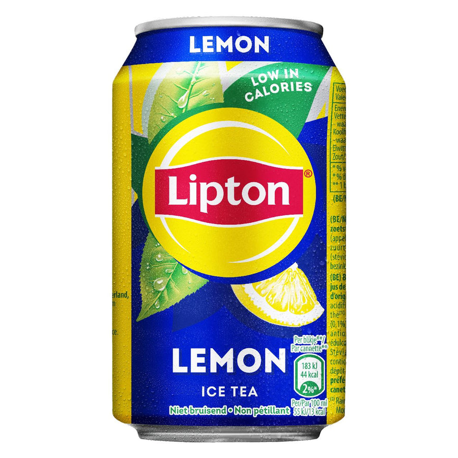 Lipton Ice tea Lemon no bubbles can 24 x 33 cl
