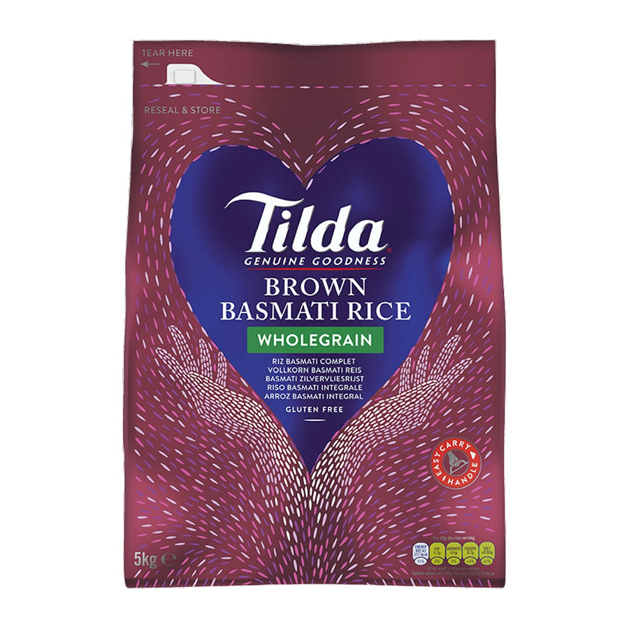 Tilda Basmati Rice Brown 5Kg