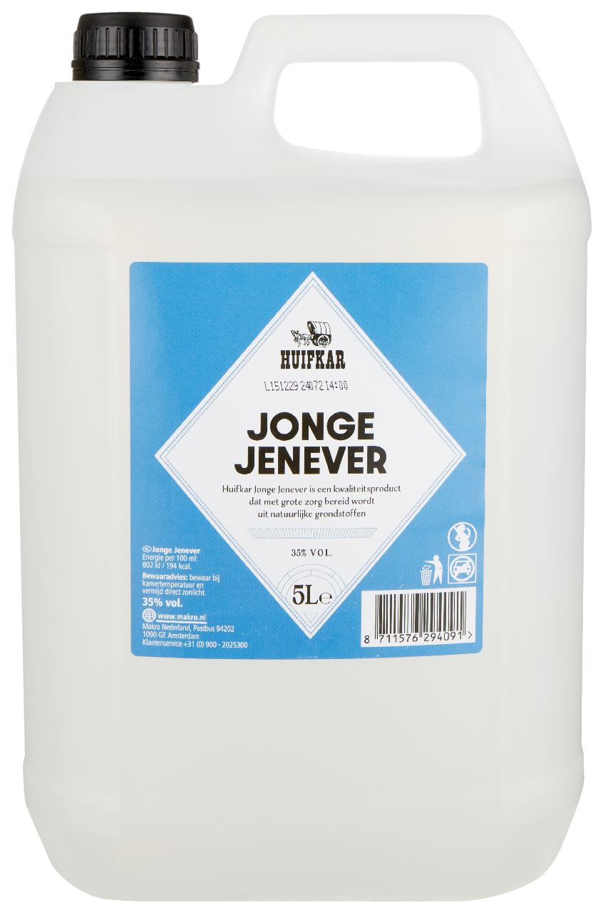Covered wagon Young Jenever 35% Can 5 l
