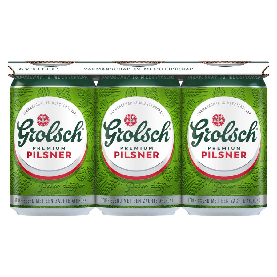 Grolsch Premium Pilsner 6 x 33 cl can