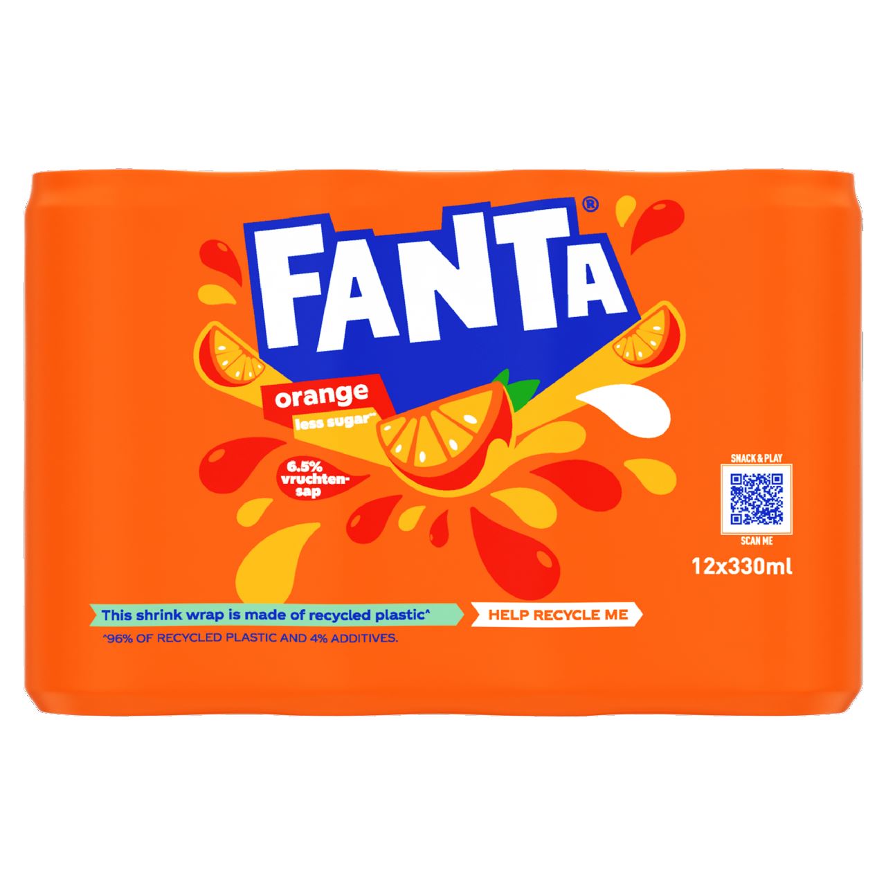Fanta Orange Can 12 x 33 cl