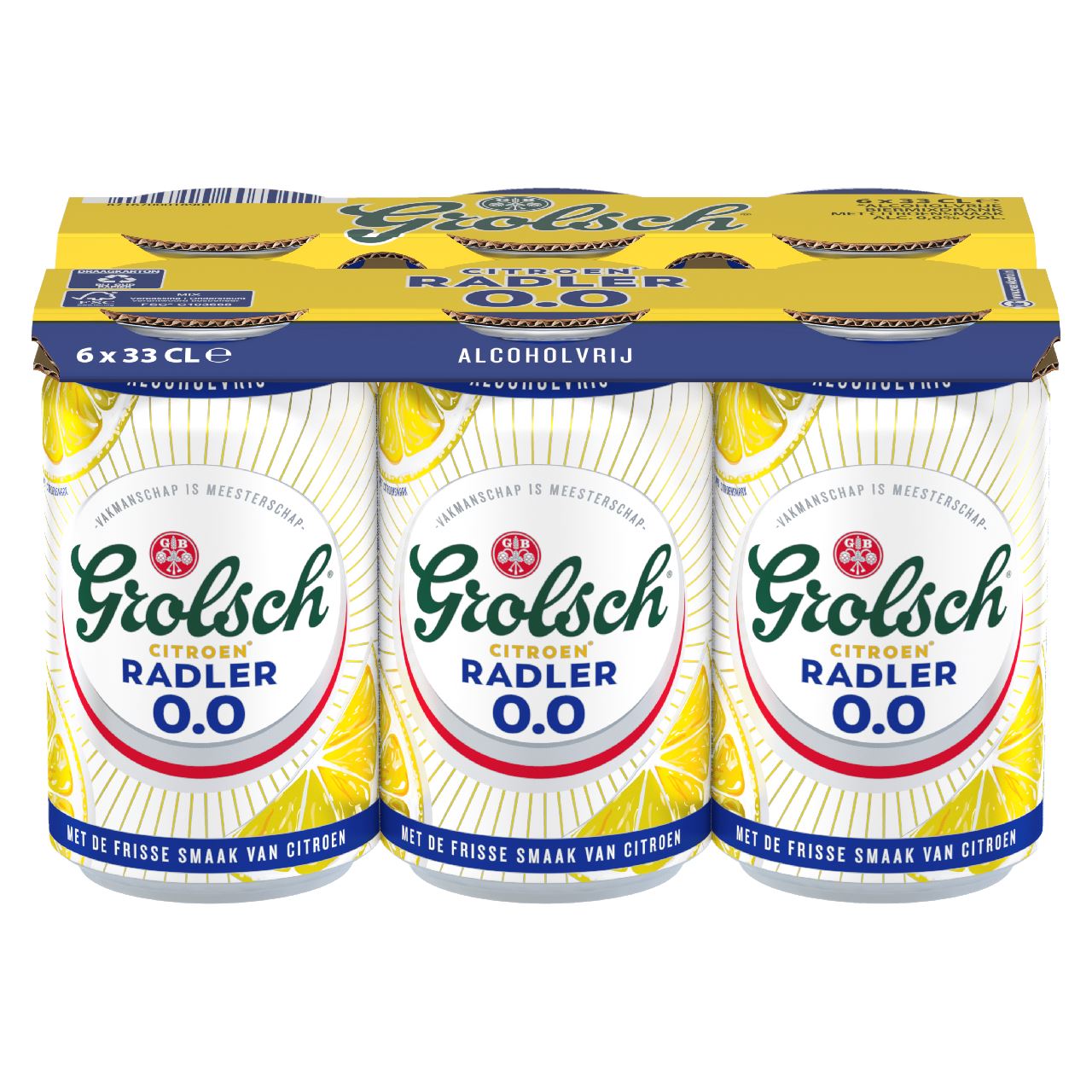 Grolsch 0.0% Radler Citroen 6 x 33 cl can
