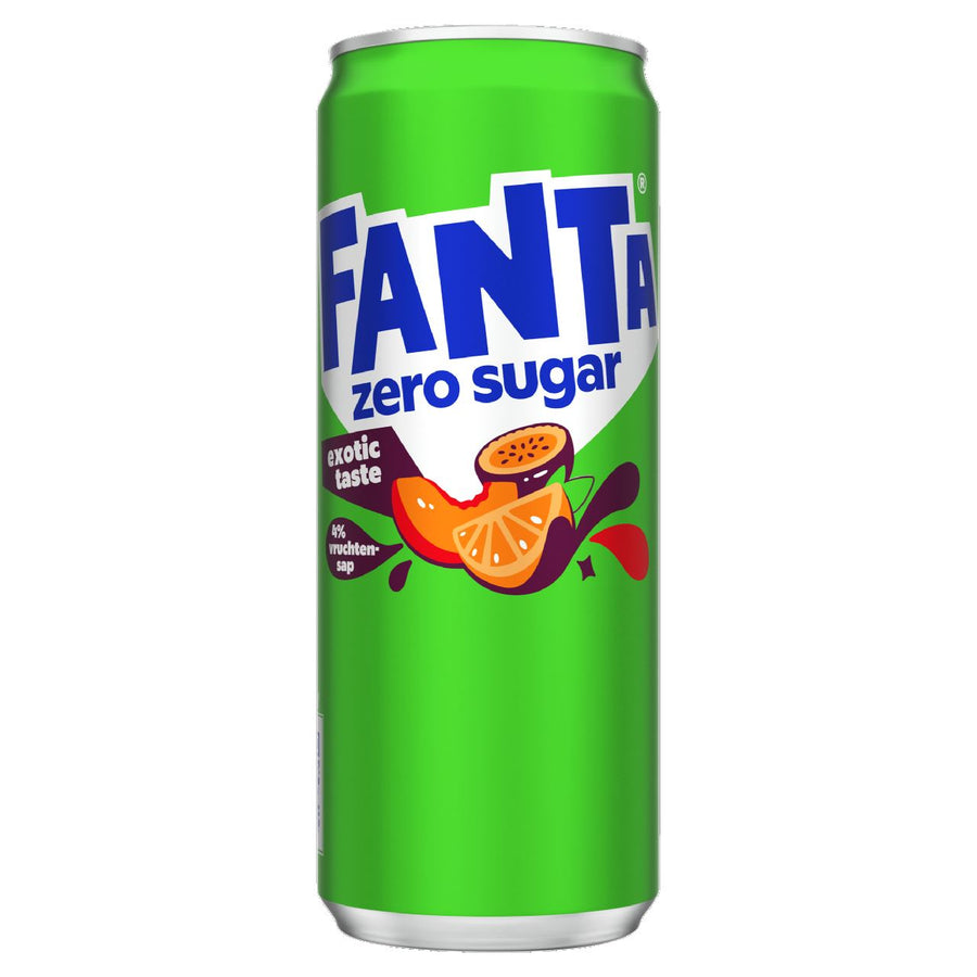Fanta Exotic No Sugar can 24 x 33 cl
