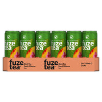 Thumbnail for FUZE Tea Peach Hibiscus Can 24 x 33 cl