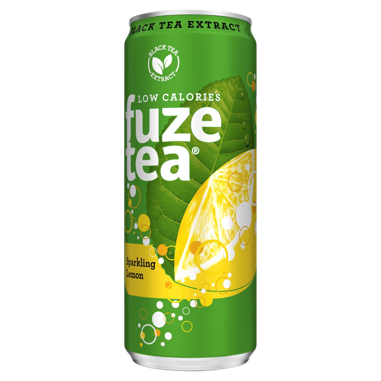 FUZE Tea Sparkling Lemon Can 24 x 33 cl