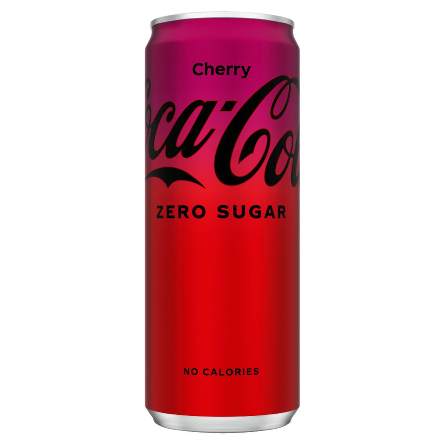Coca-Cola FLAVORS Zero Cherry can 24 x 33 cl