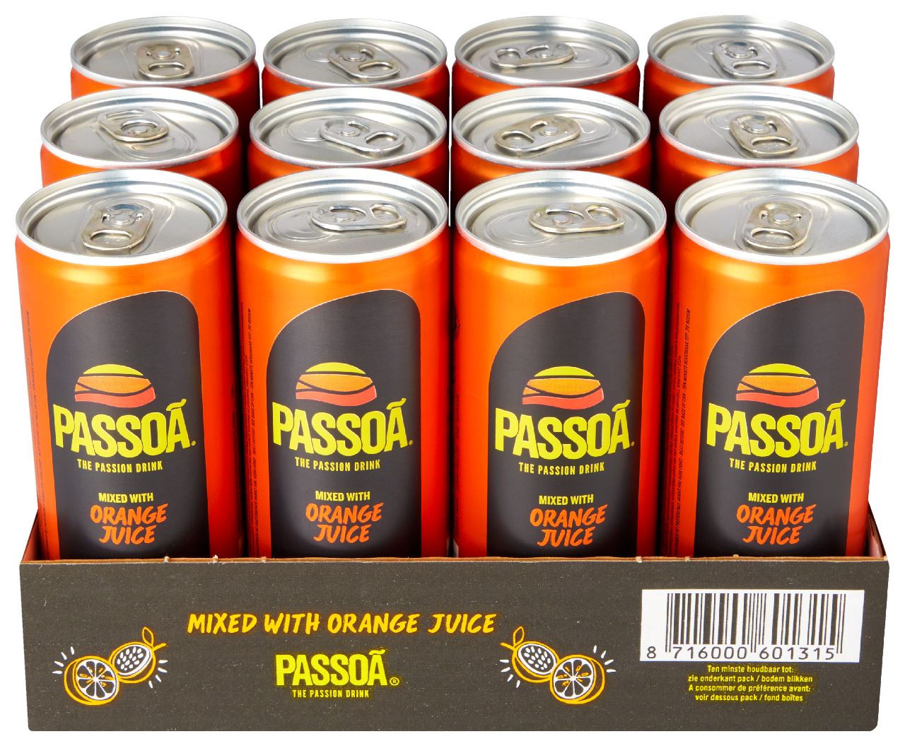 Passoa Orange can 12 x 25 cl 5%