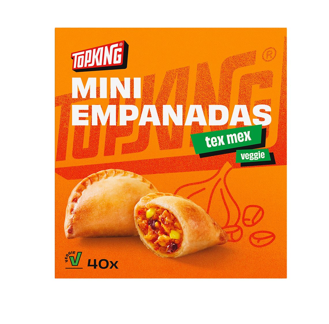 Topking Mini Empana Vegetables 40 x 20 g