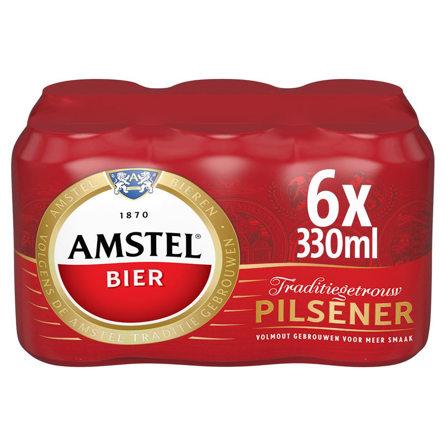 AMSTEL Beer Can 6 x 33 cl