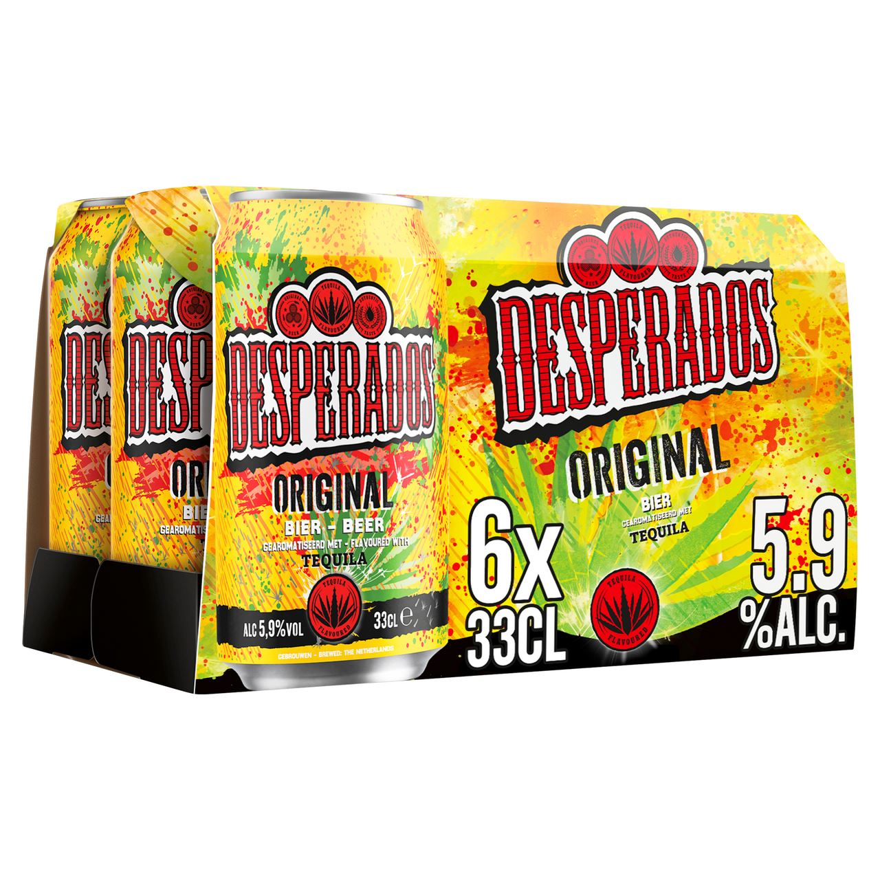 DESPERADOS Original Beer can 6 x 33 cl