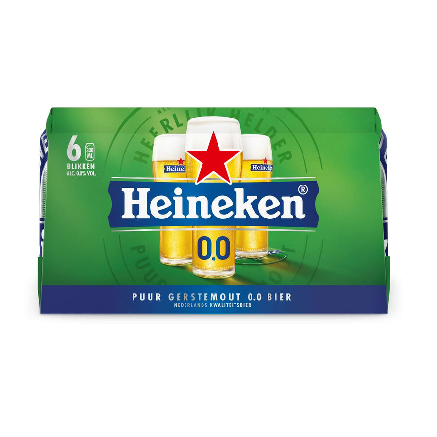 Heineken 0.0 can 6 x 33 cl