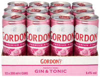 Thumbnail for GORDON'S Pink Gin & Tonic Mixed drink can 12 x 25 cl 6.4%