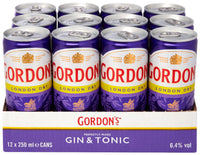 Thumbnail for GORDON'S Gin & Tonic Mixed drink can 12 x 25 cl 6%