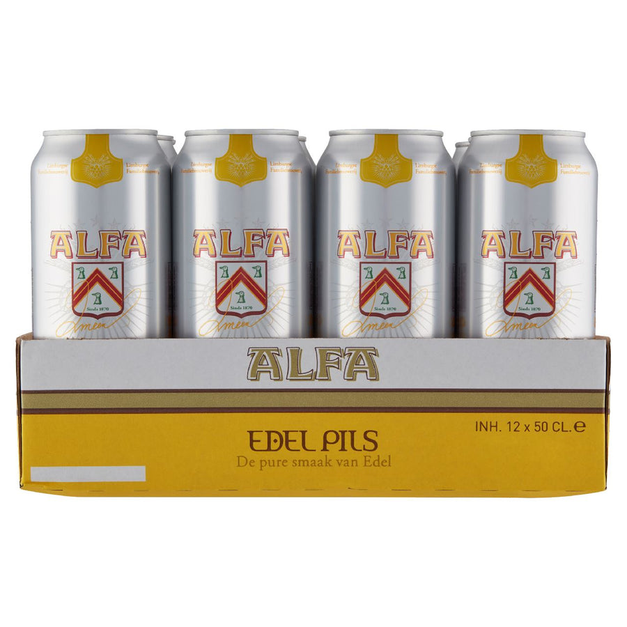 ALFA Edel Pils can 12 x 50 cl