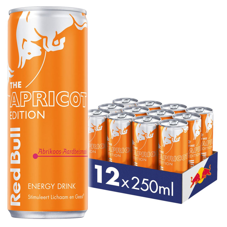 Red Bull Energy Drink Apricot-Strawberry Flavor 12 x 25 cl
