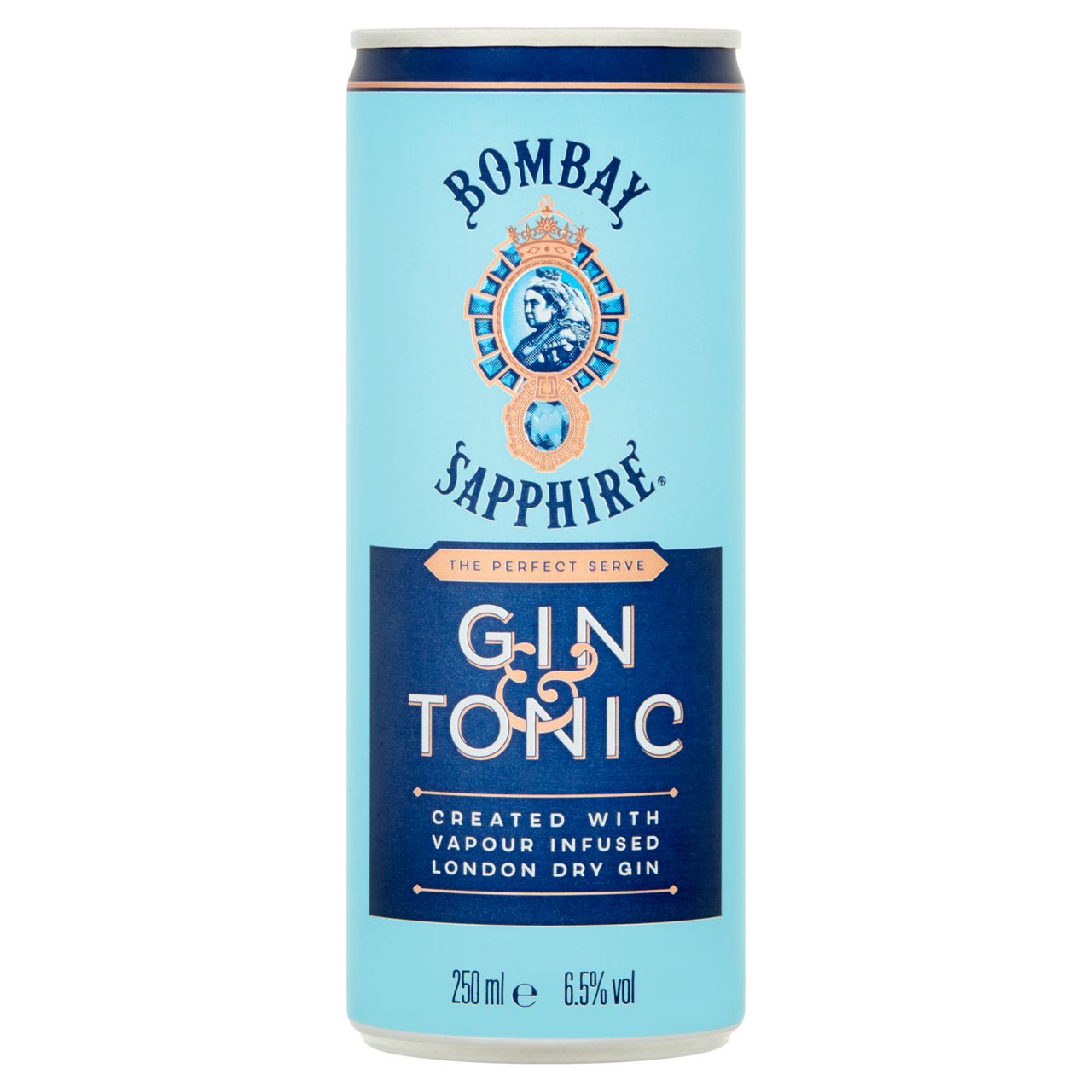BOMBAY SAPPHIRE GIN & TONIC Can 12 x 25 cl
