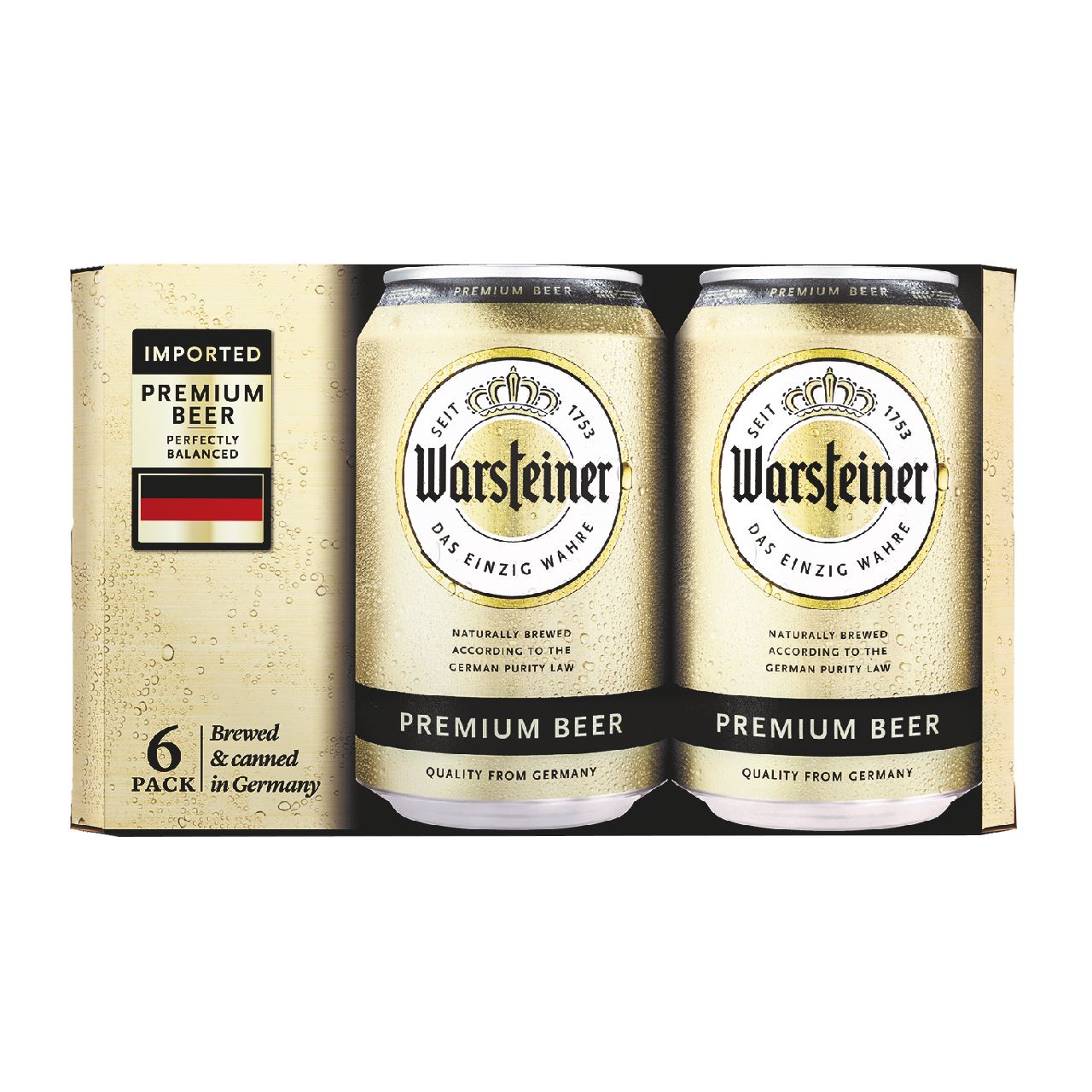 Warsteiner Premium Pilsener Can 6 x 33 cl