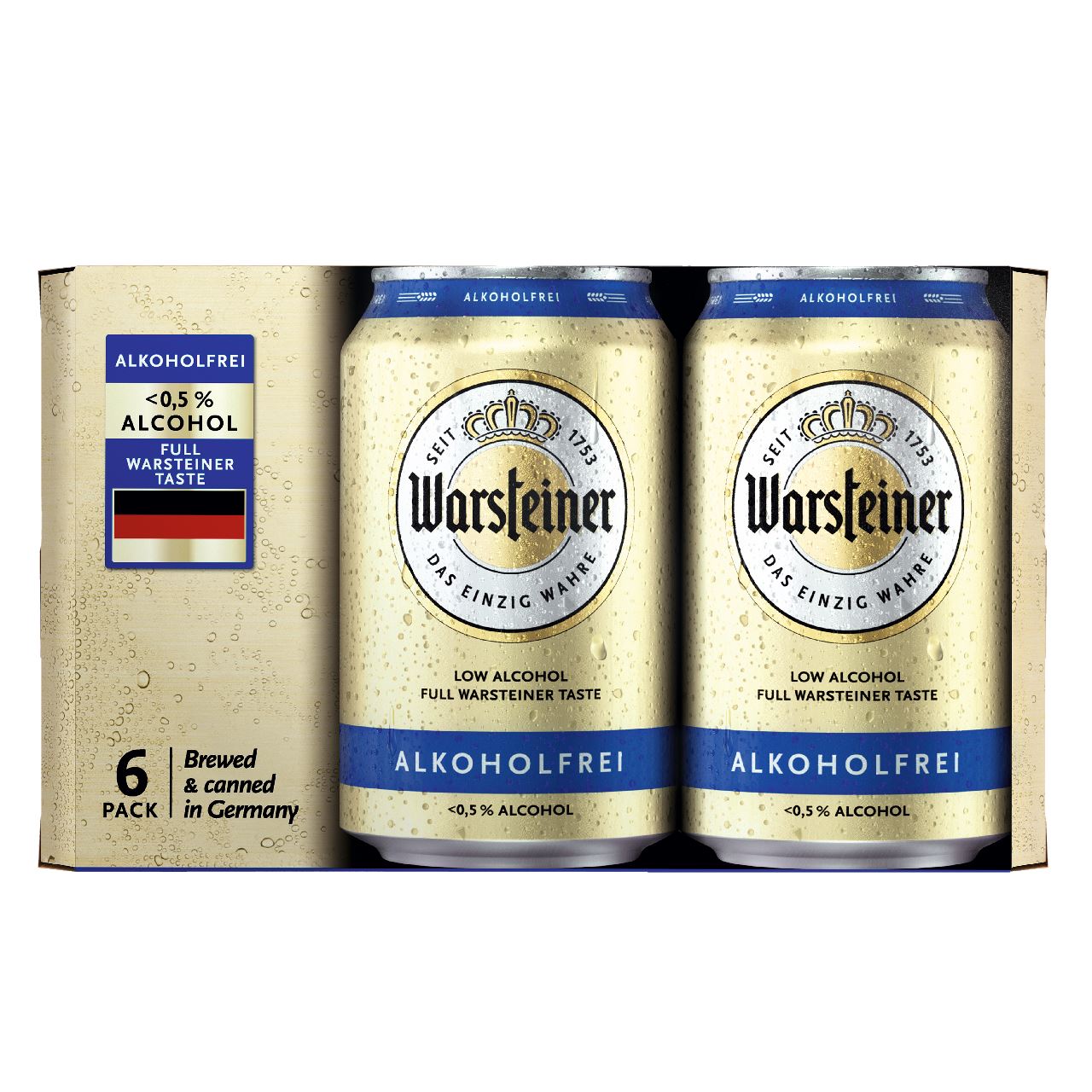 Warsteiner Alcohol-free can 6 x 33 cl