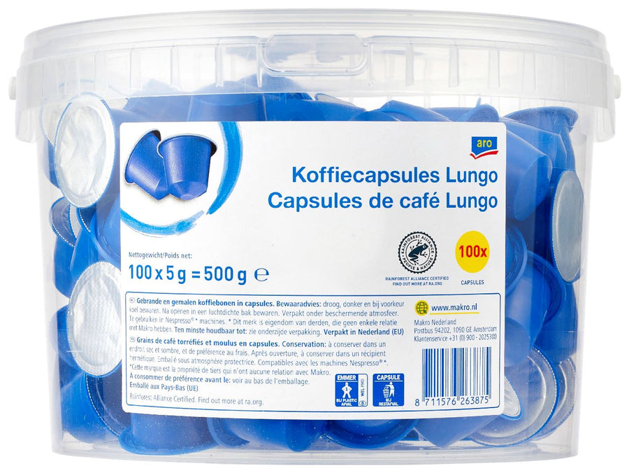 aro Lungo Cups Rfa 100 x 5 g