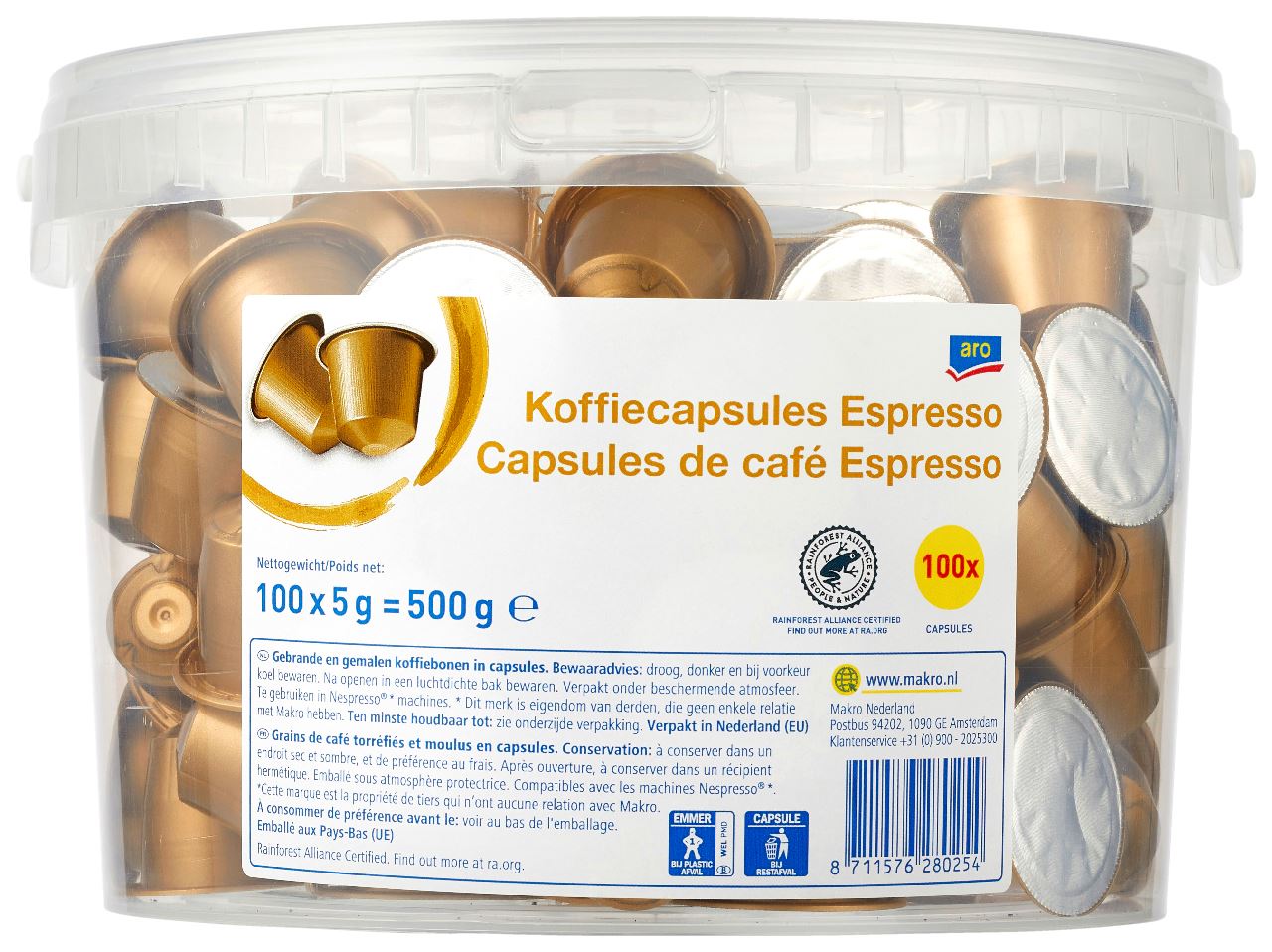 aro Espresso Cups Rfa 100 x 5 g