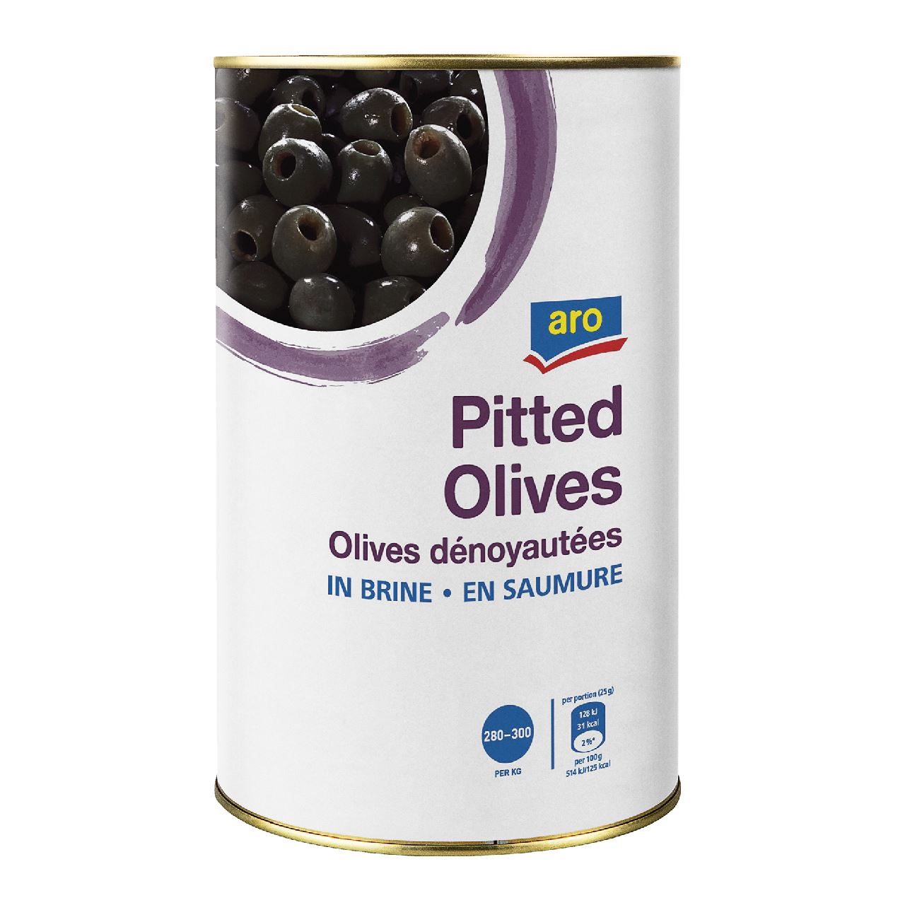 aro Black Olives without pits 4.1 kg