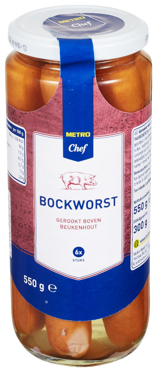 Bock sausage 6 pcs 300 g
