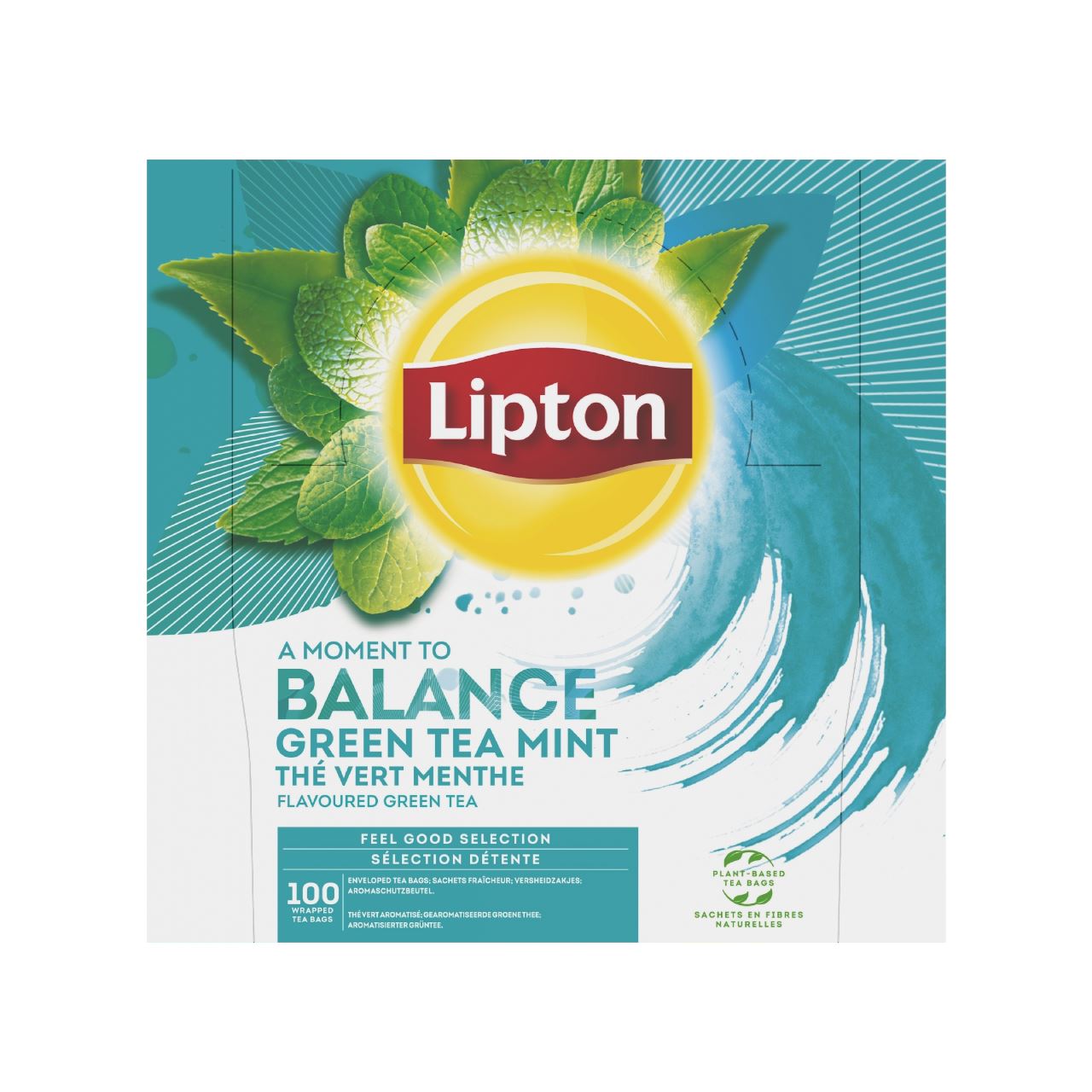 Lipton Feel Good Selection Green Tea with mint 100 pieces 180 g