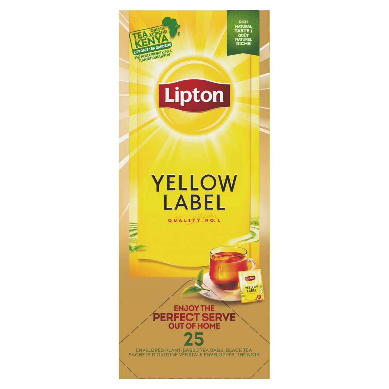 Lipton Feelgood Selection Yellow Label 25 bags 38 g