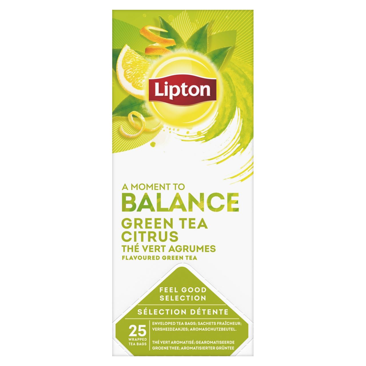 Lipton Feelgood Selection Green Tea Citrus 25 bags 33 g