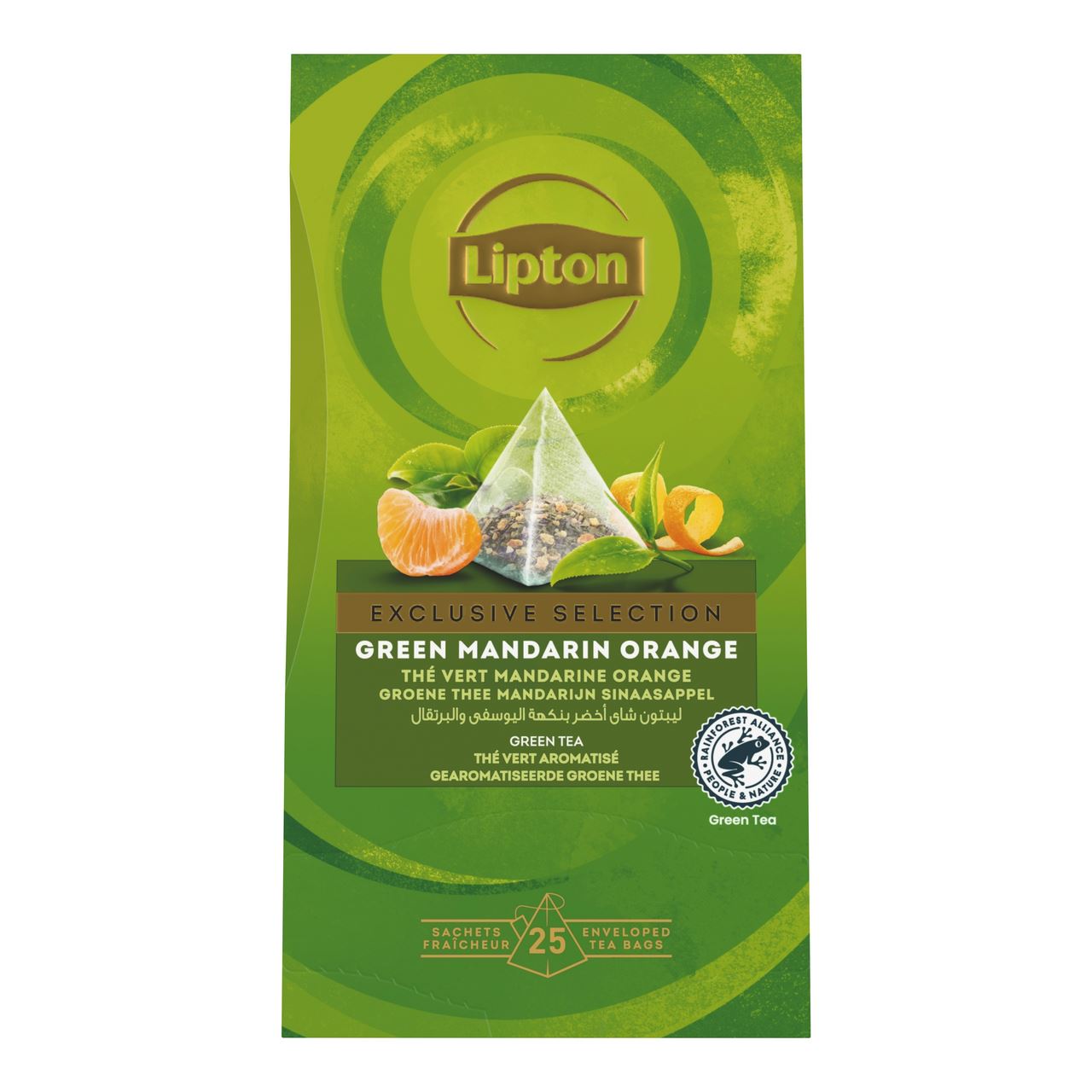 Lipton Exclusive Selection Green Tea Mandarin Orange 25 bags 45 g