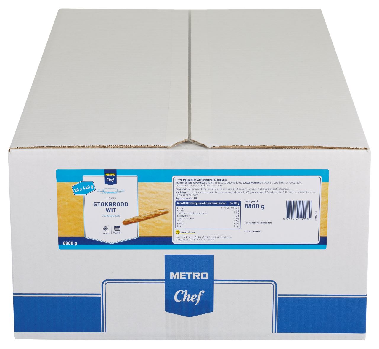 Baguette White 20 x 440 g