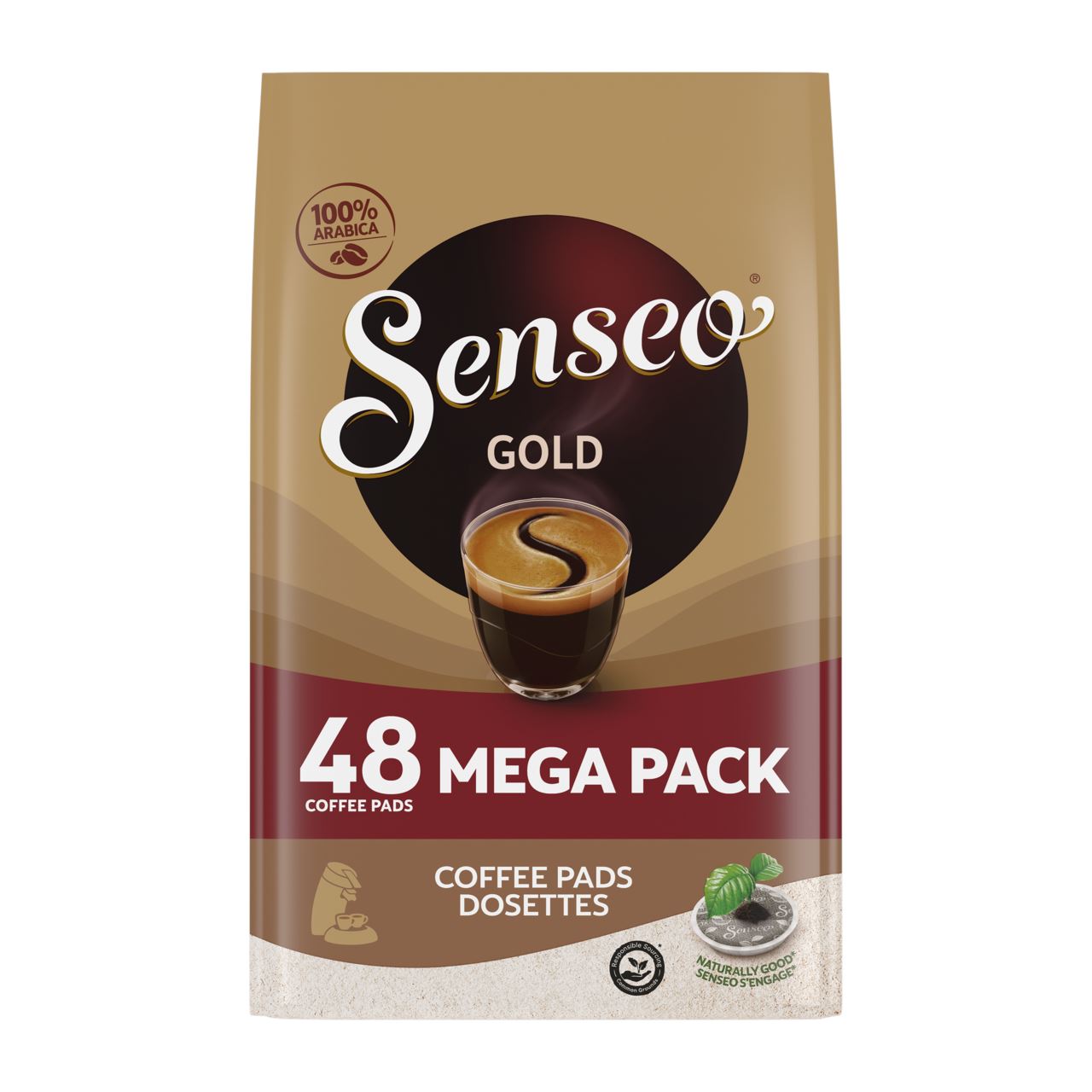 Senseo Gold 48 Pads 333 g