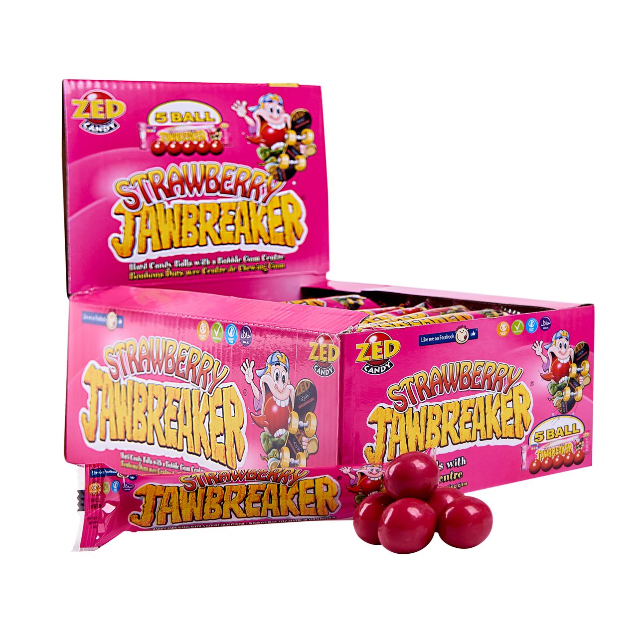 Starsweets Jawbreakers Strawberry 40 x 33 g