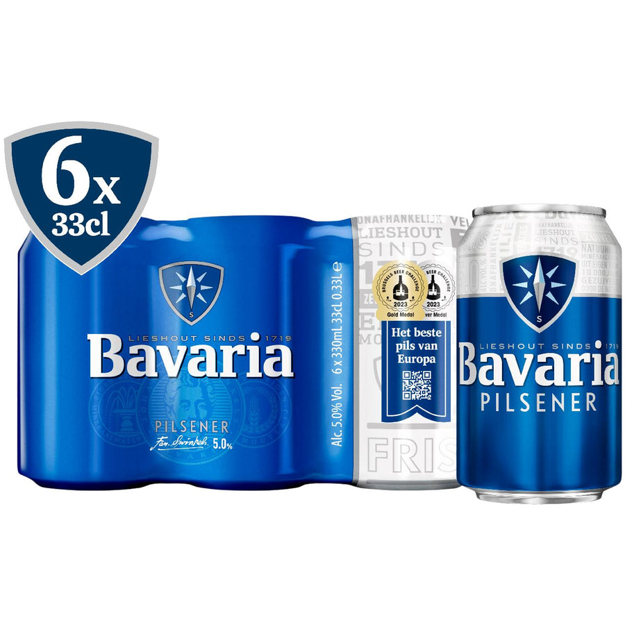 Bavaria Pils Can 6 x 33 cl
