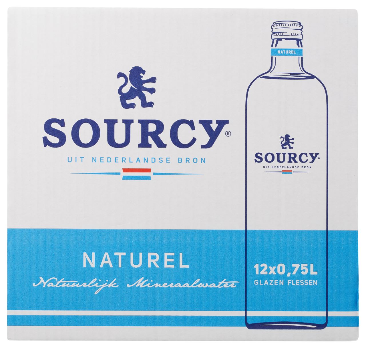 Sourcy Blue glass 12 x 75 cl