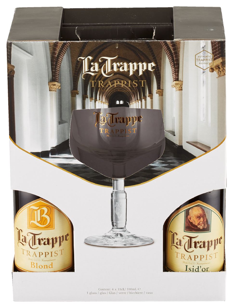 La Trappe 4 x 33 cl + Prior Jar