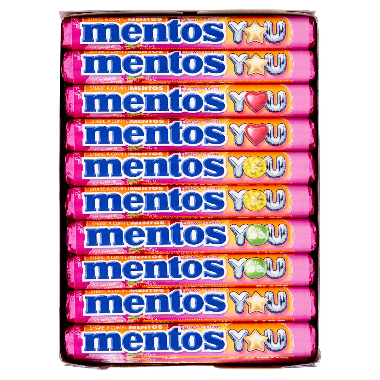 Mentos Fruit 40 rolls 38 g